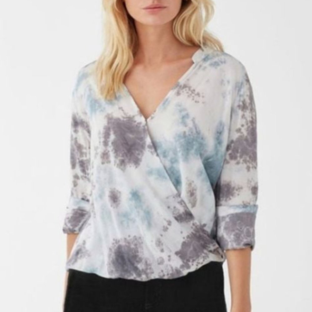 EUC Splendid Surplice Wrap-Front Blouse